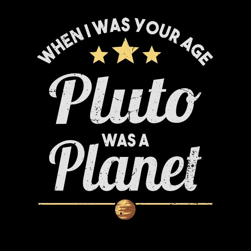 Pluton était une planète Pluton Vintage Planet Pluton