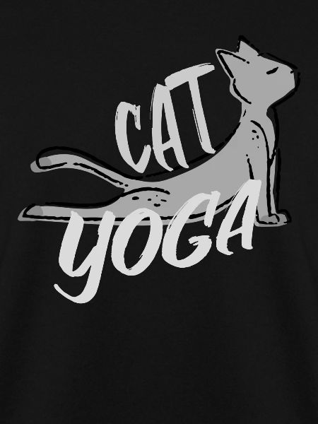 Niedliche Yoga Katze
