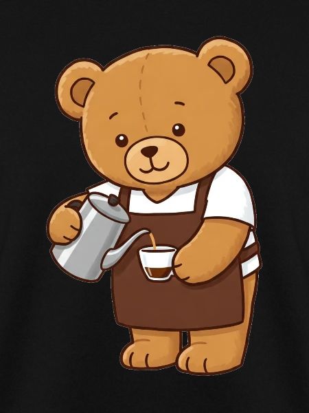 Teddybär Barista