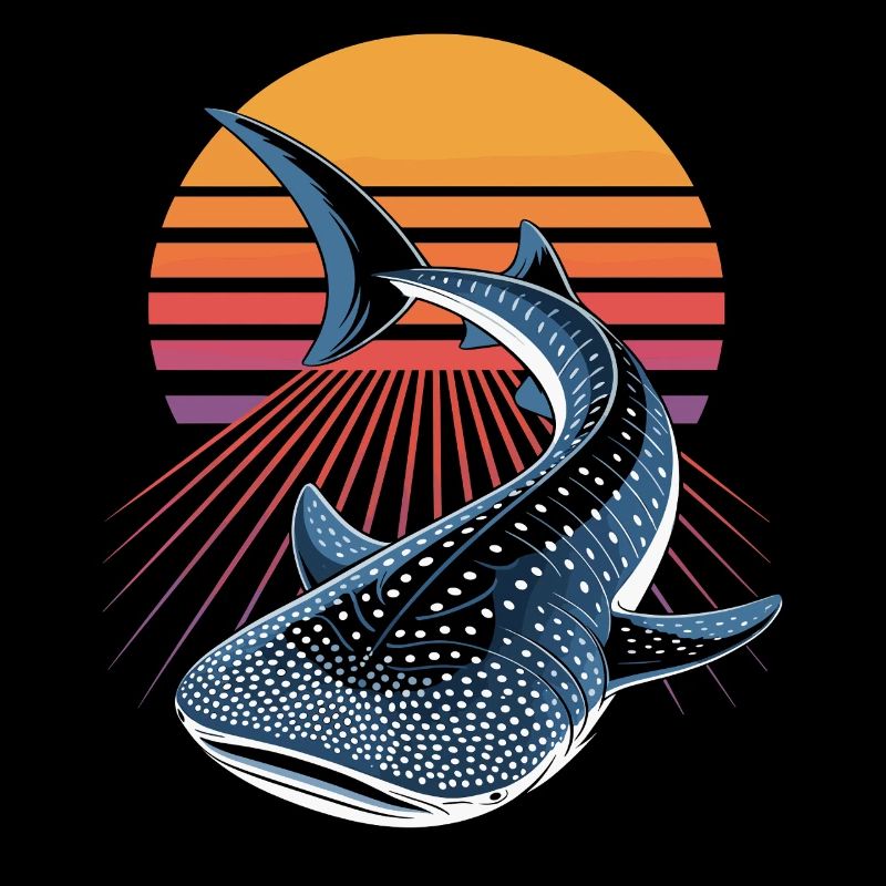 Whale Shark Retro Shark