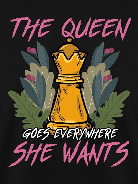Chess queen lady