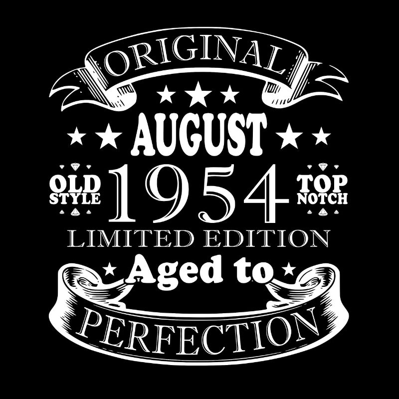 August 1954 Geburtstagsgeschenk August 1954 August