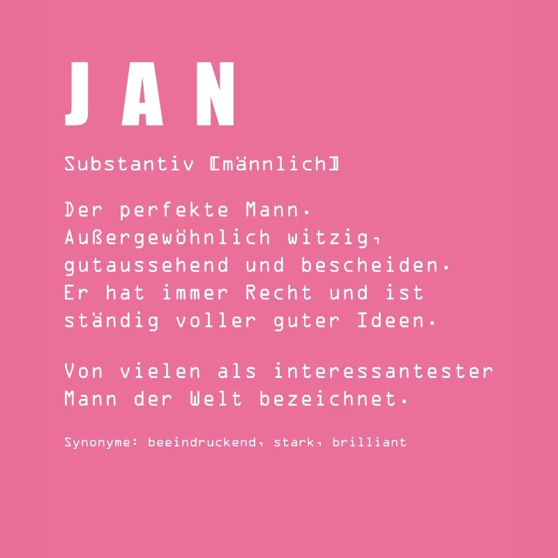 Jan Name Design