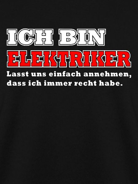 ich bin elektriker