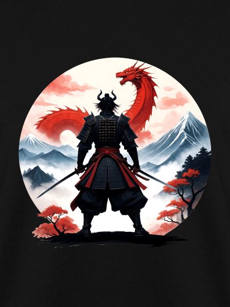 Samurai Japan Drachen Landschaft
