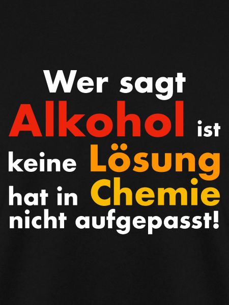 Chemie shirt Alkohol