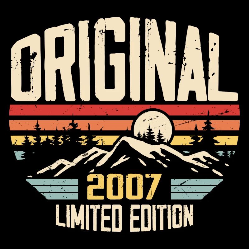 Nostalgisches 2007 Geburtstagsgeschenk 2007