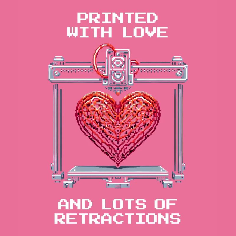 Imprimé avec amour | Impression 3D de qualité rétraction