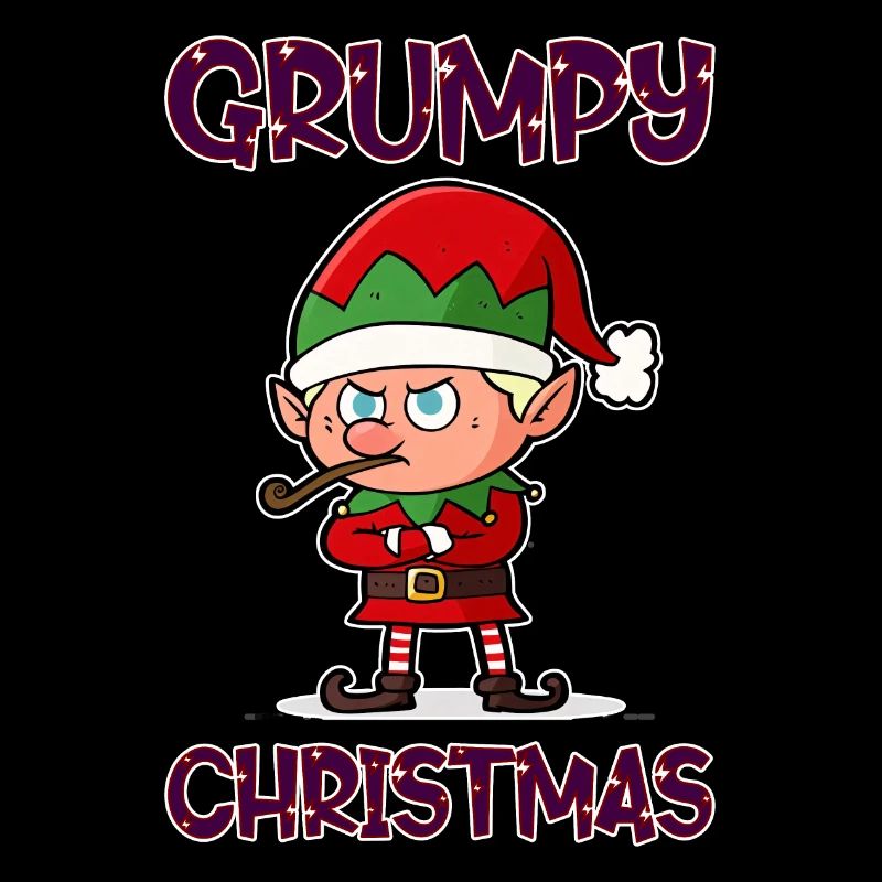Grumpy Christmas Elf