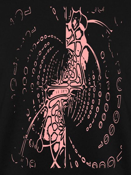 Spirale der Bytes: Meditationsfigur