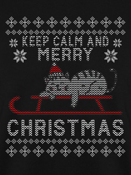 ugly christmas katze