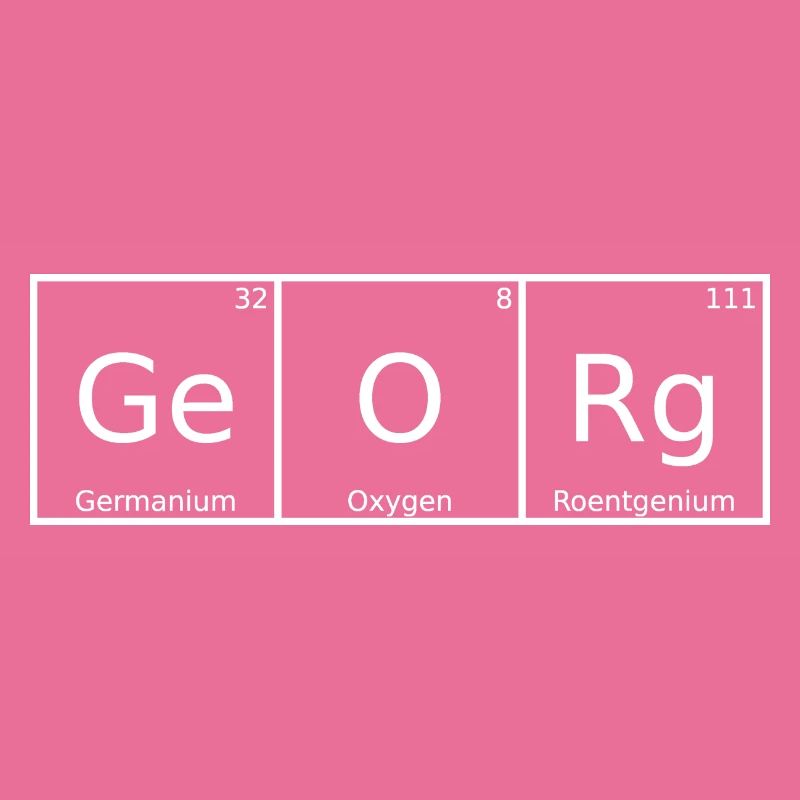 Georg Name First name Chemistry Periodic Table Elements