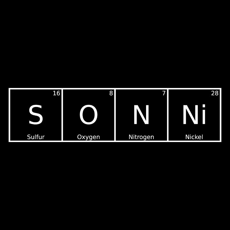 Sonni Surname First name Chemistry Periodic Table Elements