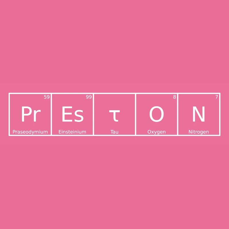 Preston Name First Name Chemistry Periodic Table Element