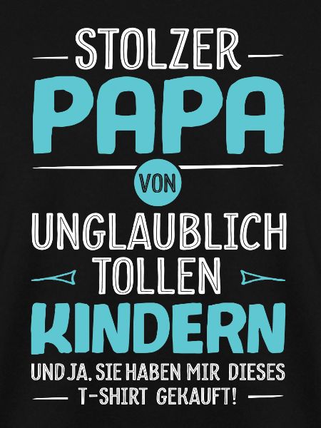 Stolzer Papa