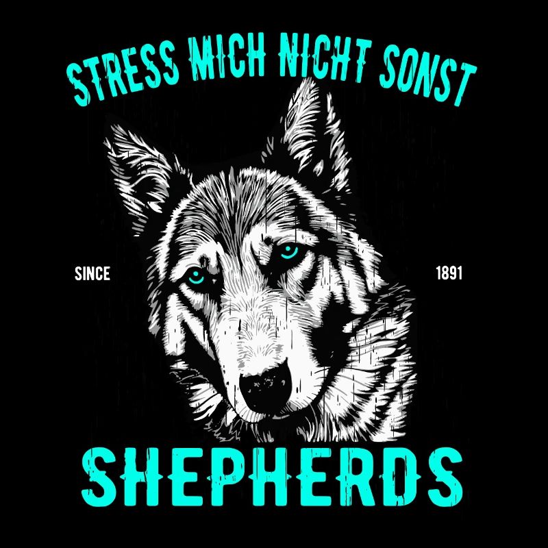 Deutscher Schäferhund Stress mich nicht