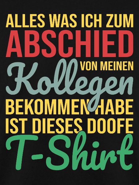 Kollegen Abschied