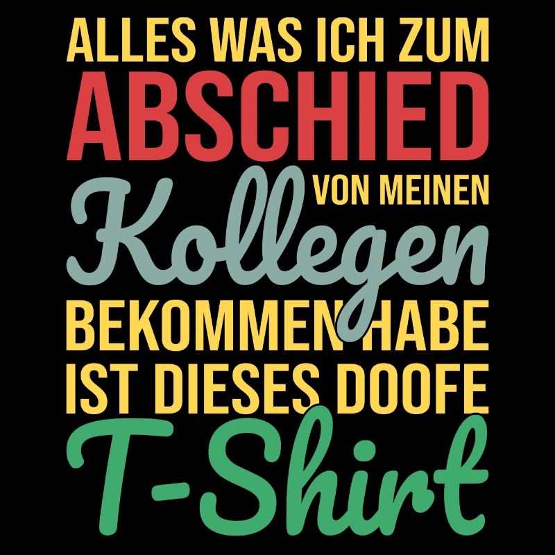 Kollegen Abschied