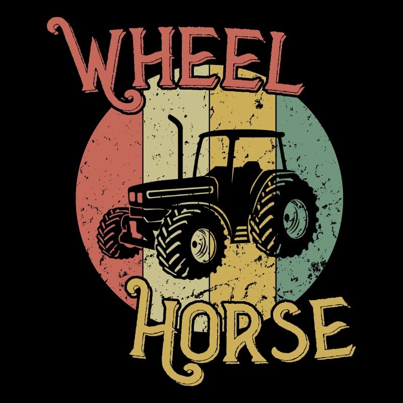 Roue Cheval / Tracteur
