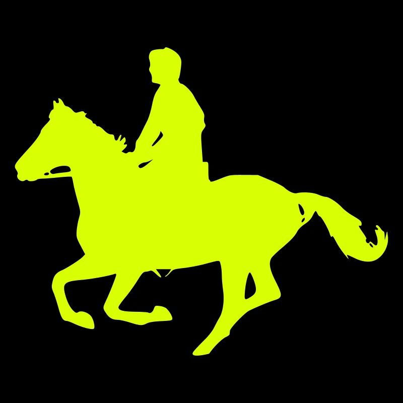 galoppierenden Pferd