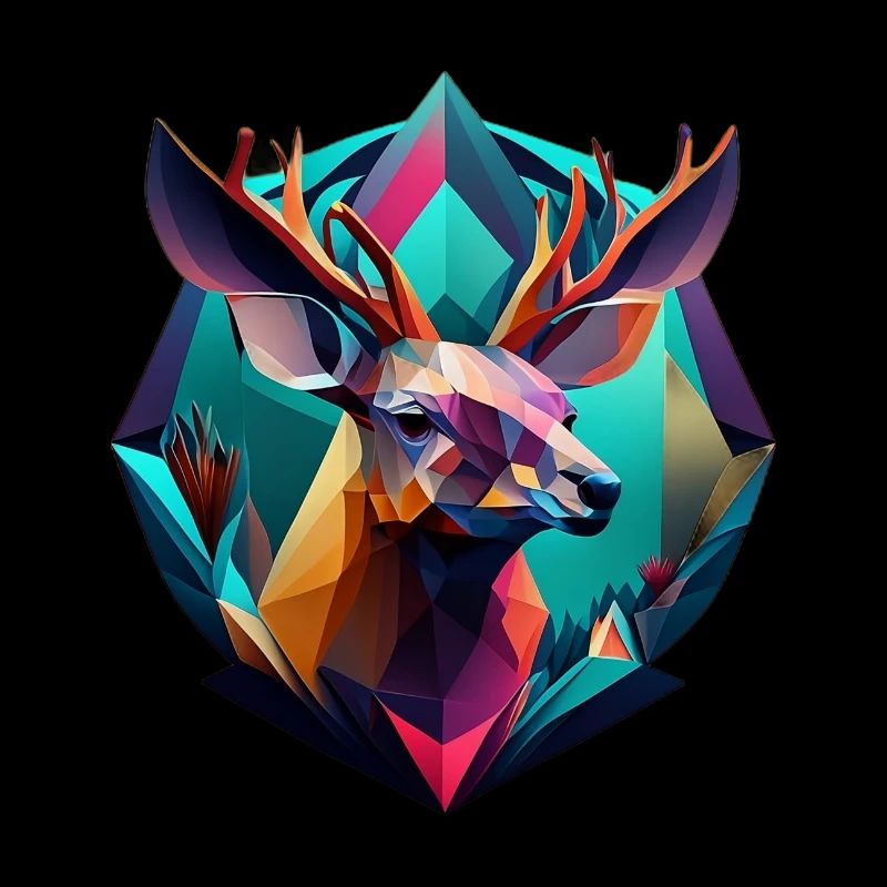 Geometrische Fauna, Hirsche