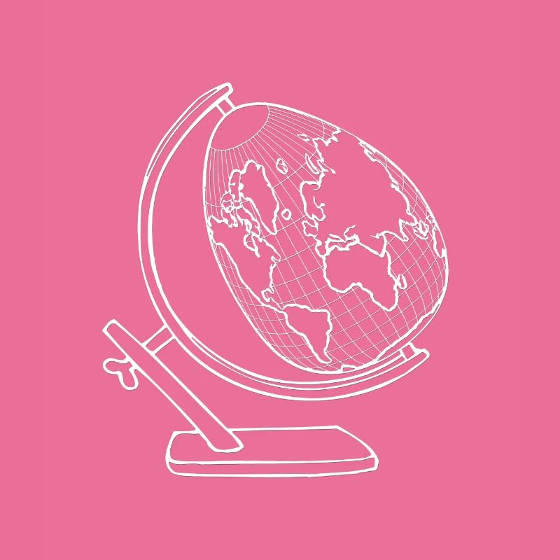 Globe en forme d'oeuf - globe comme un oeuf