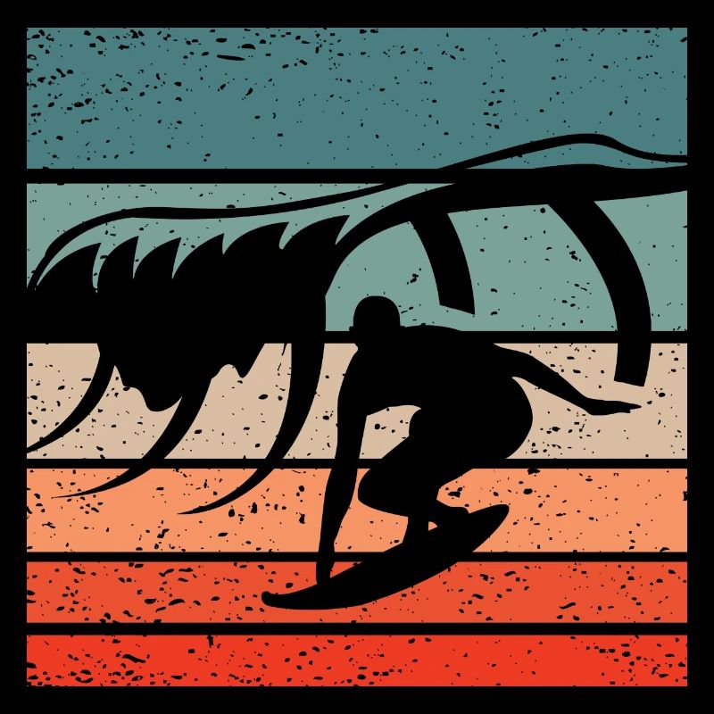 Surf Rétro Style Vintage