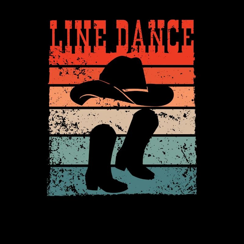 Line Dance Dancing Retro | Line Dance