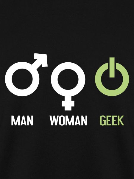 Mann Frau Geek