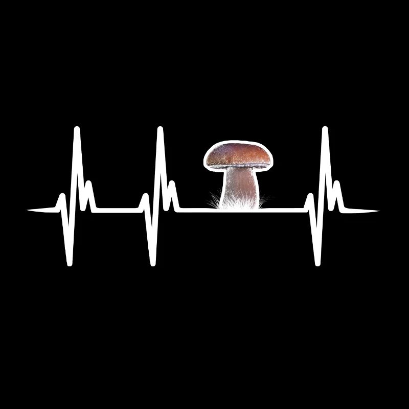 Mon cœur bat la chamade - cueillir des champignons dans la forêt