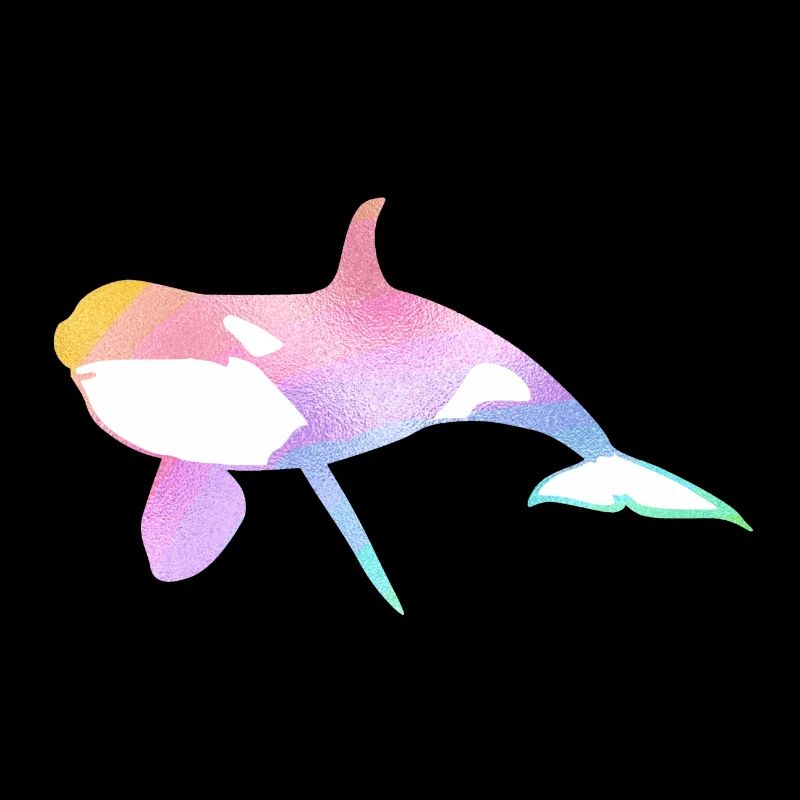 Orca der Killerwal Wasserfarben