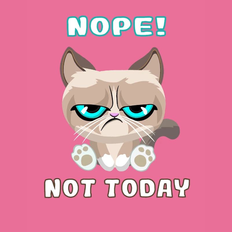 Grumpy Cat, Dackelkatze, Nope, Not Today