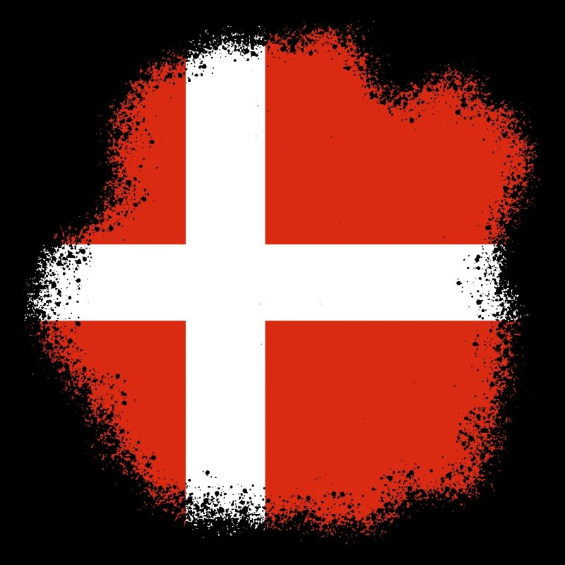 Drapeau du Danemark Scandinavie Drapeau danois Voyage