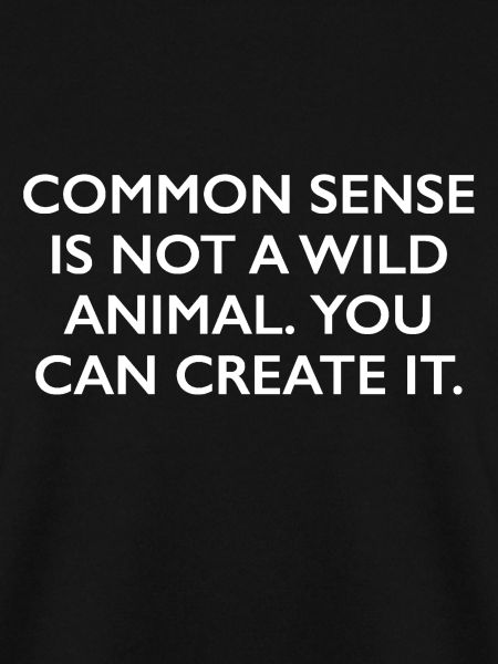 common sense