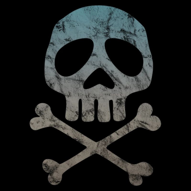 Skull Space Pirate Capitaine Skull Halloween