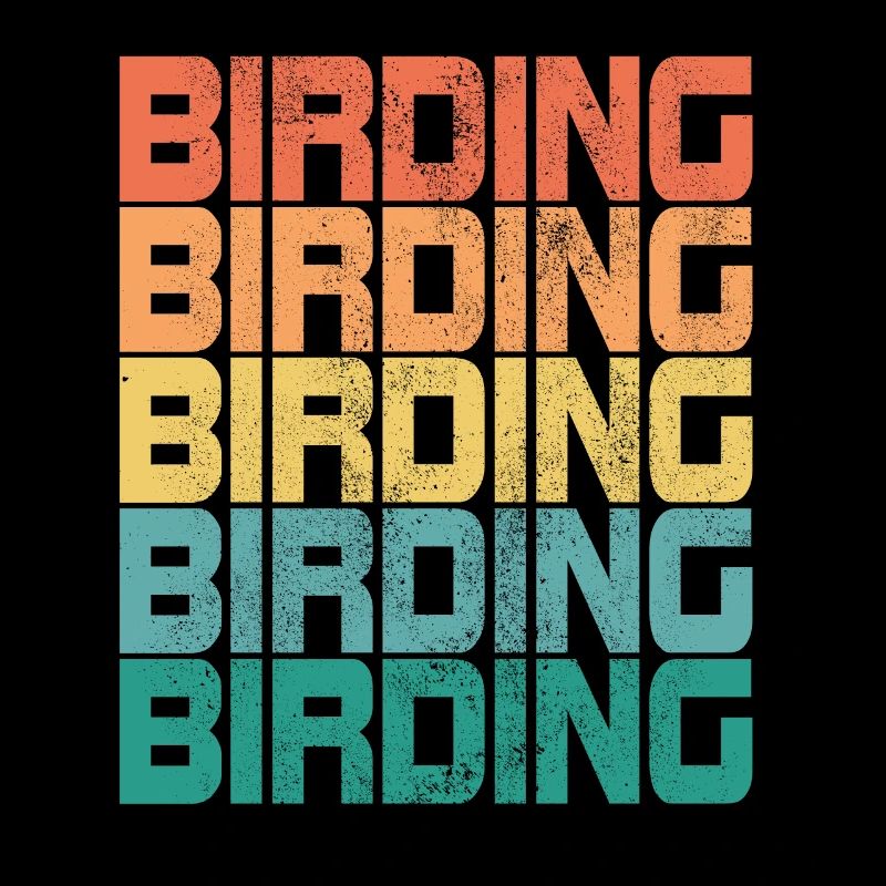 Vögel Beobachten Birding Vogel Retro Geschenk