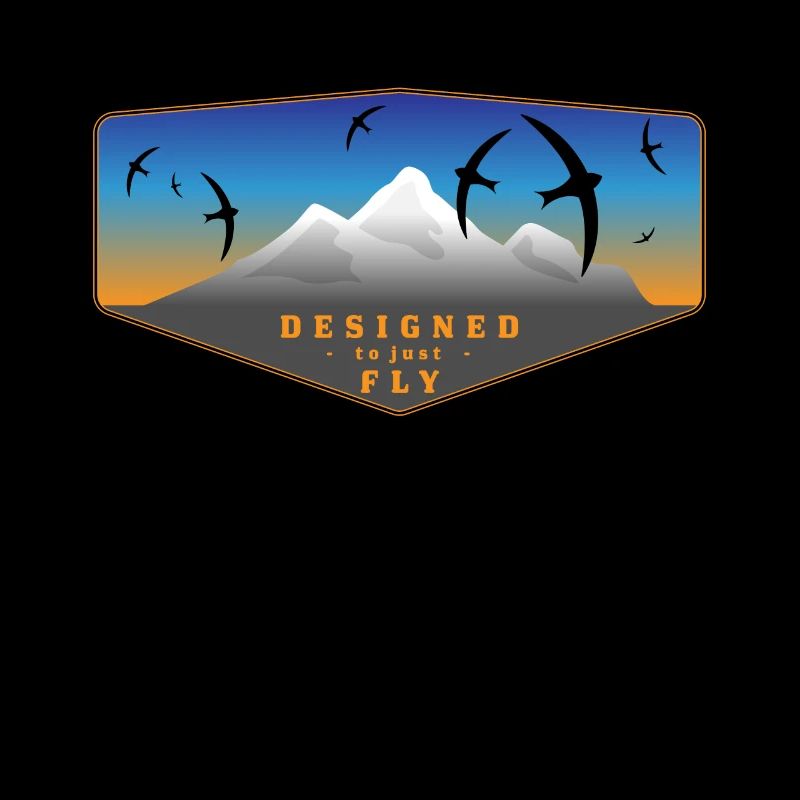Mauersegler DESIGNED to just FLY Nacht