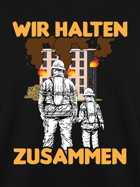 Feuerwehr Vater Sohn Partnerlook