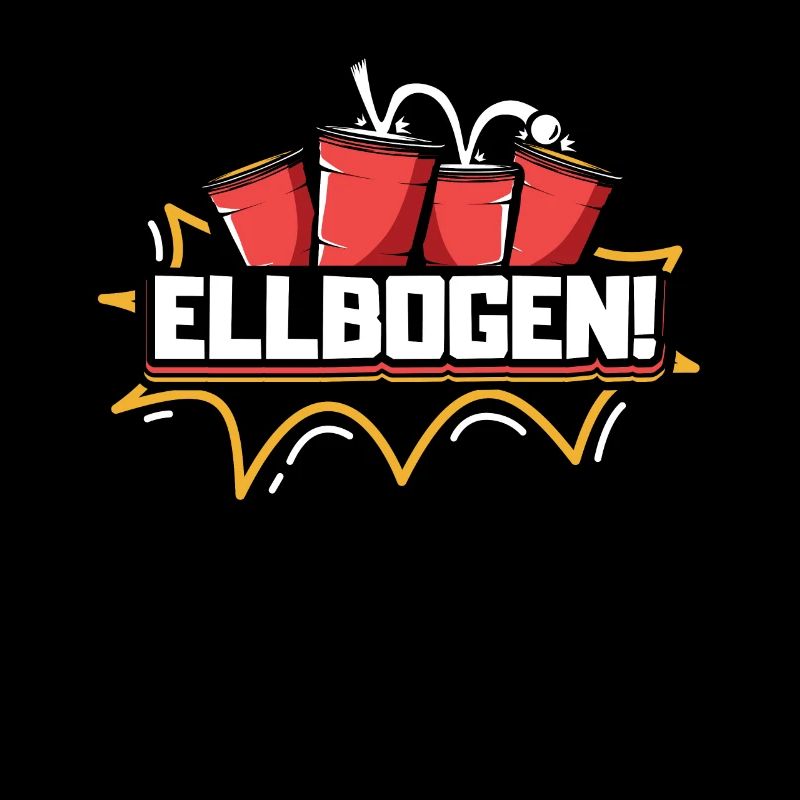 Bierpong Ellbogen Beerpong