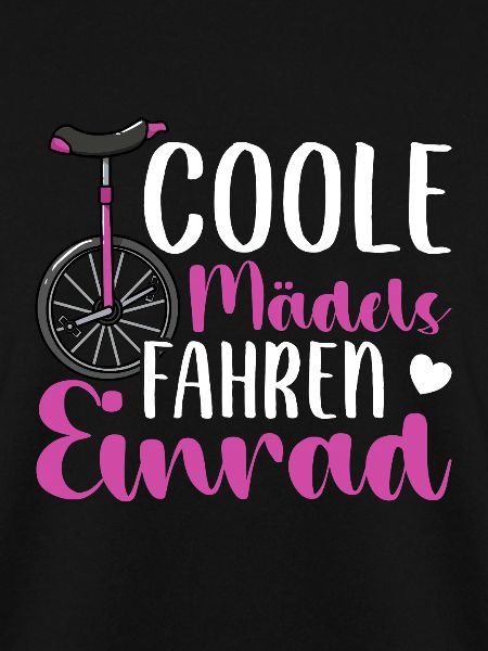 Coole Mädels fahren Einrad