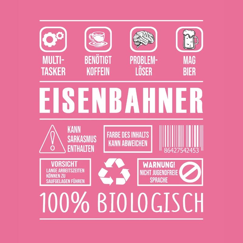 Eisenbahner Beruf Spruch lustig Schaffner