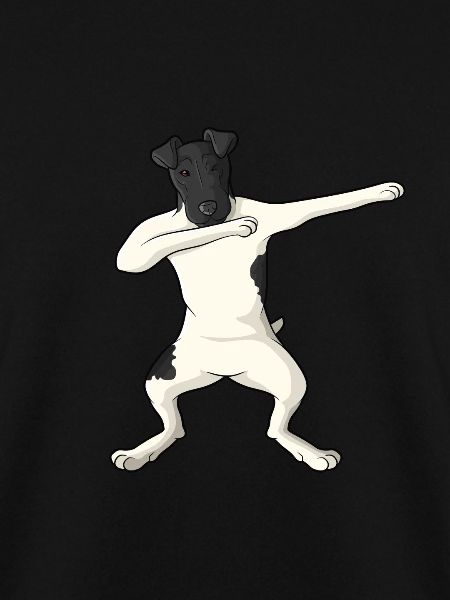 Glatthaar Foxterrier Hund