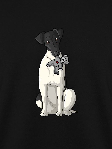 Glatthaar Foxterrier Hund