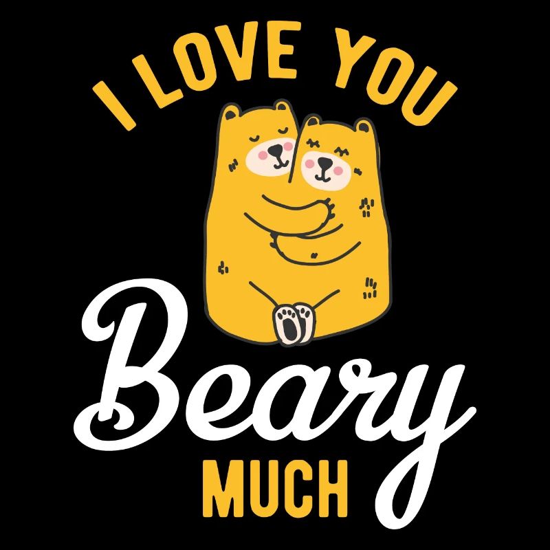 Couple couples partner look design with bear hug