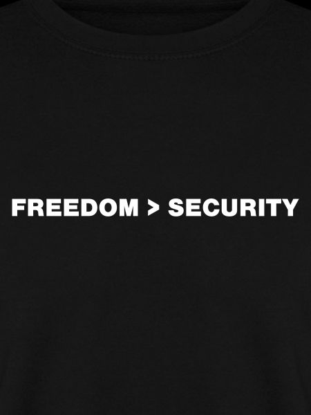 Freedom > Security - light
