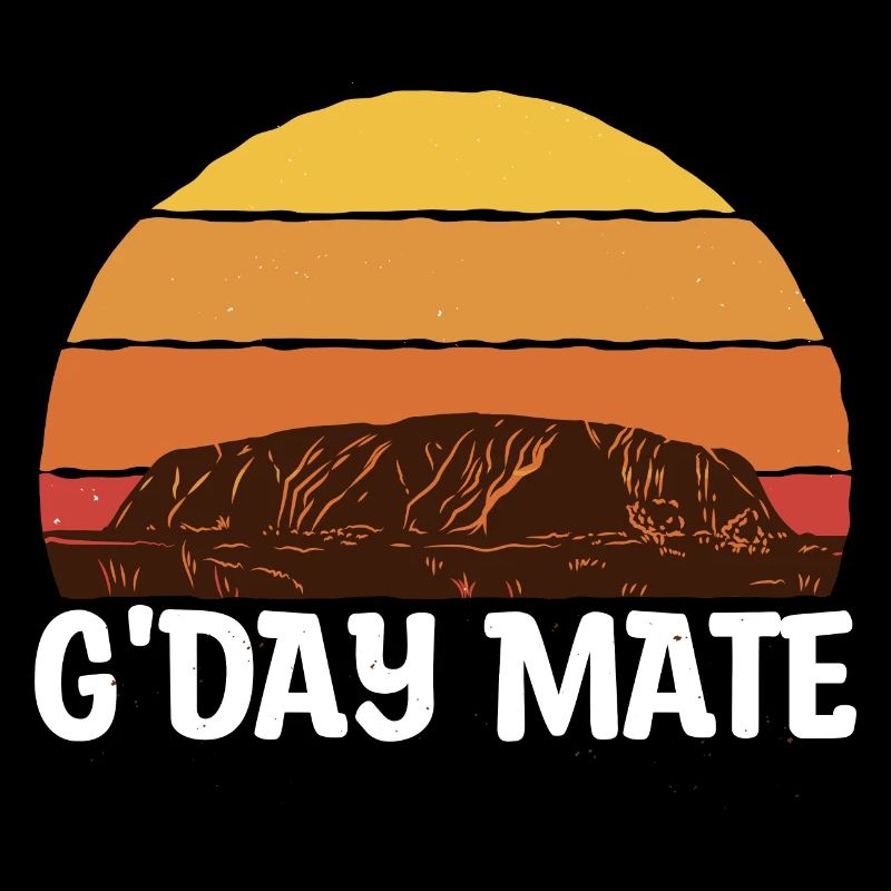 Australien G'Day Mate Ayers Rock Geschenk