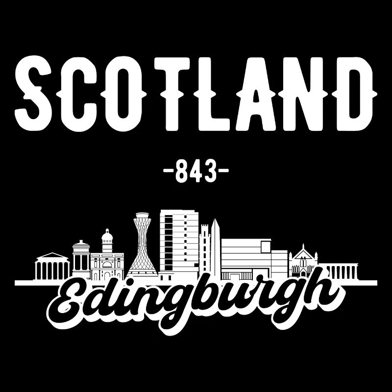 Edinburgh Scotland Skyline Gift