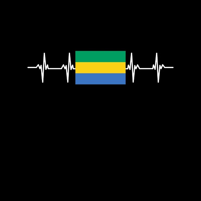 African Flag - Gabon