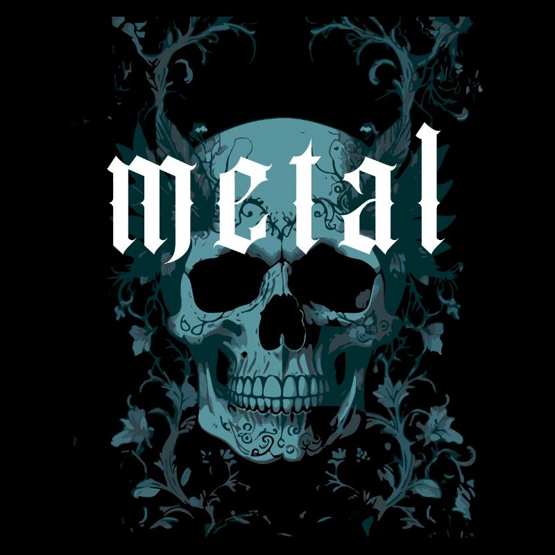 metal skull design