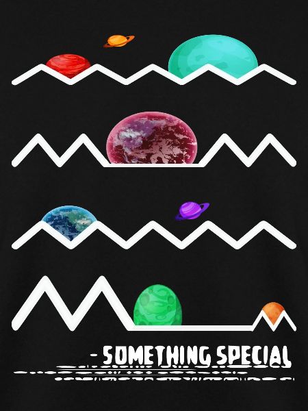 Weltraum mit Planeten